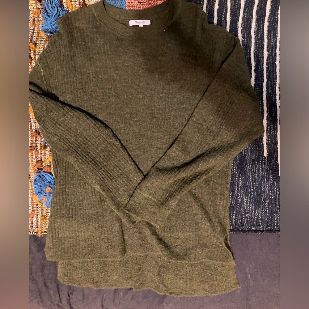 Madewell Forest Green Knit Sweater